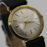 1950s Wittnauer Men Swiss Made 10K Gold Tri-Color Dial Watch