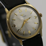 1950s Wittnauer Men's 10K Gold Swiss Made Watch w/ Strap