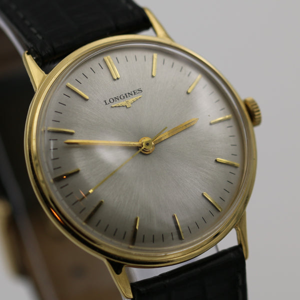 Longines Men's Swiss Made Gold Gorgeous Dial Extra Clean Watch w/ Strap