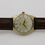 1950s Longines Men's Swiss Made 10K Gold Watch w/ Strap