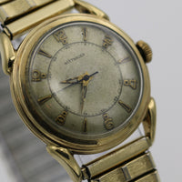 1950s Wittnauer Men's Gold Swiss Made 17Jwl Watch w/ Bracelet