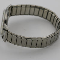 1950s Wittnauer Men's Silver Swiss Made Watch w/ Silver Bracelet