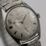 Wittnauer Geneve Men's Silver Swiss Made 17Jwl Watch w/ Silver Bracelet