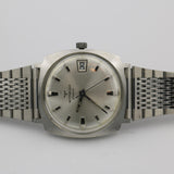 1950s Wittnauer Men's Silver Swiss Made Watch w/ Bracelet