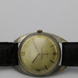 Doxa Men's Silver Swiss Made Anti-Magnetic Watch w/ Lizard Strap