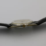 Doxa Men's Silver Swiss Made Anti-Magnetic Watch w/ Lizard Strap