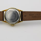 Mido Swiss Made Powerwind Multifort Gold Watch w/ Baby Croco DeBeer Strap