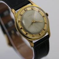 Zodiac Men's Gold Swiss Made Unique Dial Watch