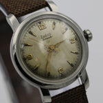 Zodiac Hermetic Men's Silver Swiss Made Unique Dial Watch