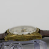 Vulcain Men's Automatic Calendar 17Jwl Swiss Made Gold Watch w/ Strap