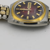 Zodiac Men's Automatic  17Jwl Swiss Made Gold Calendar Watch w/ Bracelet