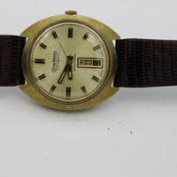 Lucien Piccard Men's Automatic Swiss Gold Calendar Watch