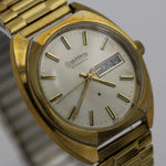 Lucien Piccard Men's Automatic Swiss Gold Calendar Watch