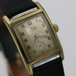1940s Wyler Curvex Swiss Men's 17Jwl Incaflex Gold Watch