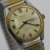 Wyler Men's Swiss Made Automatic Gold Dynawind Incaflex Calendar Watch