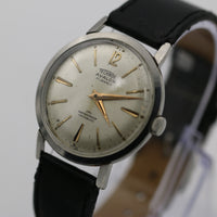 Technos Avalon Men's Swiss Made 17Jwl Silver Slim Watch