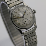 WWII Concord Men's 17Jwl Silver Military Watch - Very Rare