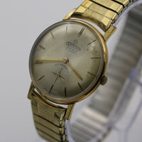 Cornavin Geneve Men's Gold 17Jwl Swiss Made Watch w/ Gold Bracelet