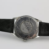Cyma Navystar Men's 17Jwl Swiss Made Silver Calendar Watch w/ Swiss Made Strap