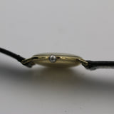 1950s Croton Men's Swiss Made 10K Gold Very Thin Watch w/ Strap