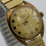 Croton 1878 Men's Swiss Made Gold Troparctic Calendar Watch w/ Bracelet
