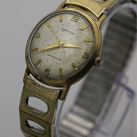 Croton Men's Swiss Made Gold Textured Dial Watch w/ Gold Bracelet