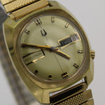 1972 Bulova Accutron 10K Gold Men's Dual Calendar Watch w/ Bracelet