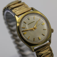 1972 Bulova Accutron 18K Gold Men's Unique Bezel Watch w/ Bracelet