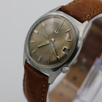 1967 Bulova Accutron Men's Calendar 2181 Silver Watch w/ Strap