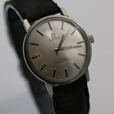 Tissot Men's Seastar Silver Swiss Made Automatic Watch w/ Lizard Strap