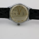 1949 Tissot Men's Swiss Made Silver Large Watch w/ Swiss Made Leather Strap