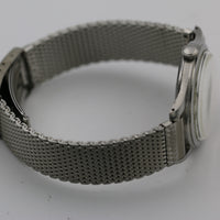 WWII Tavannes Men's Swiss Made Silver Watch w/ Silver Bracelet