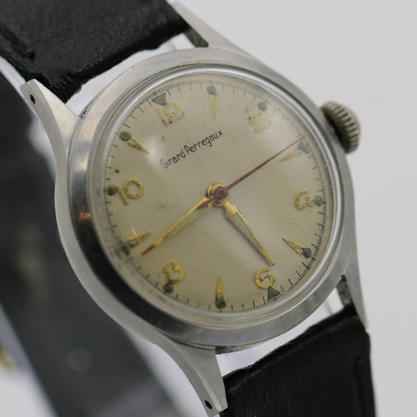 1940s WW2 Girard Perregaux Swiss Made Mechanical Wrist Watch