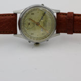 WWII Gotham Swiss Made Silver Date-O-Matic Pointer Watch