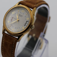 Seiko Men's Quartz Gold Multiple Calendar Watch w/ Strap