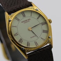 Raymond Weil Men's 18K Gold Swiss Made Quartz Watch w/ Lizard Strap