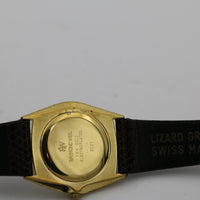 Raymond Weil Men's 18K Gold Swiss Made Quartz Watch w/ Lizard Strap