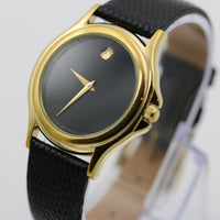 Movado Mens Museum Swiss Made Gold UltraThin Quartz Watch