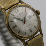 Clinton 49 Men's Automatic Made in Germany Gold Calendar Watch w/ Bracelet
