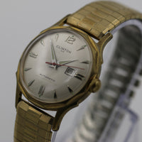 Clinton 49 Men's Automatic Made in Germany Gold Calendar Watch w/ Bracelet