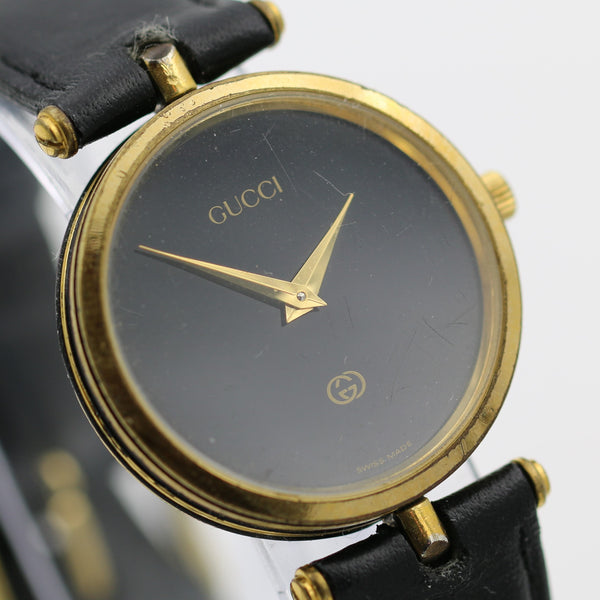 Gucci Men's Swiss Made Gold Ultra Thin Watch