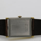 1950s Hamilton - Vantage - Bill Blass Men's Gold 17Jwl Stamp Dial Watch w/ Strap