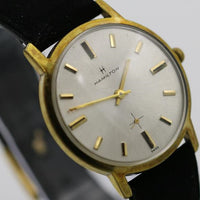 1960s Hamilton Men's Gold Swiss Made 17Jwl Watch w/ Strap