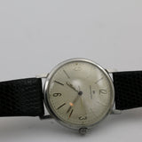 1960s Hamilton Men's Silver Swiss 17Jwl Sunburst Dial Watch w/ New Lizard Strap