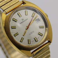 Hamilton Men's Gold Swiss Made 17Jwl Calendar Watch