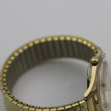 1950s Hamilton - Vantage Men's Gold 17Jwl Extra Clean Unique Dial Watch w/ Bracelet