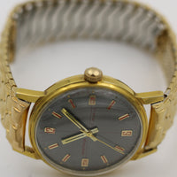 1950s Hamilton - Vantage Men's Gold 17Jwl Extra Clean Unique Dial Watch w/ Bracelet