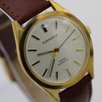 1980 Bulova-Caravelle Men's Gold Watch w/ Strap - Rare Collector's
