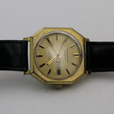 1974 Bulova/Caravelle Men's Gold Automatic Dual Calendar Watch w/ Strap