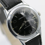 1967 Bulova-Caravelle Men's Silver Interesting Dial Fully Signed Watch w/ Strap